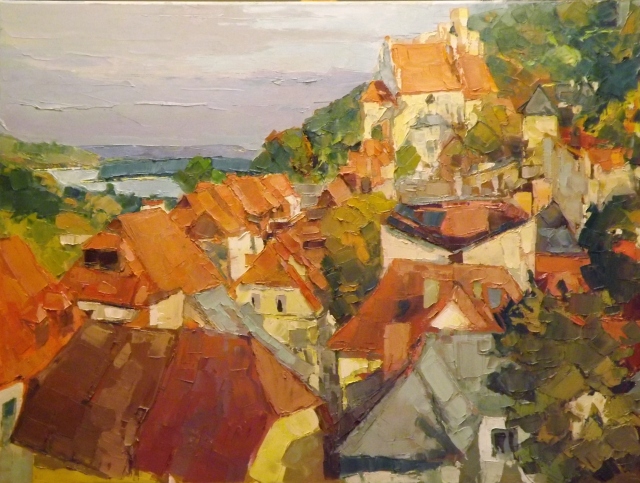 Kazimierz Dolny, Widok z Klasztornego Muru, 60x80